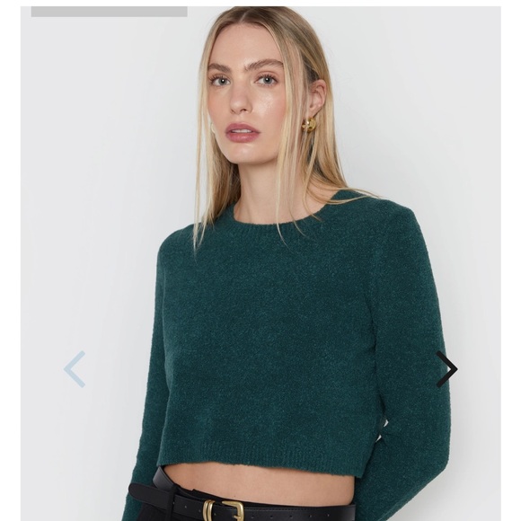 OPEN BACK FUZZY SWEATER - Picture 2 of 6